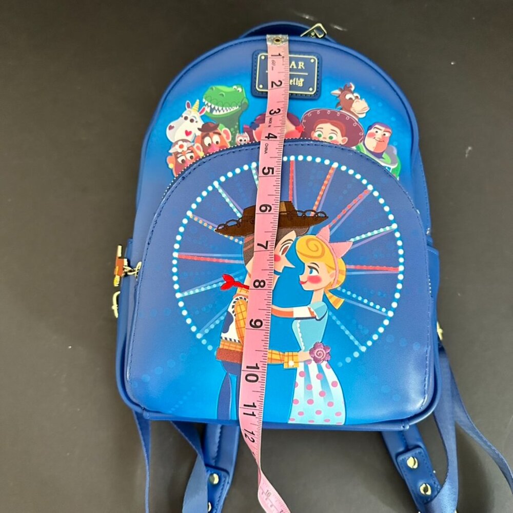 Loungefly Pixar Moment Woody & Bo Peep Mini Backpack and Wallet Toy Story 4 - Picture 9 of 16